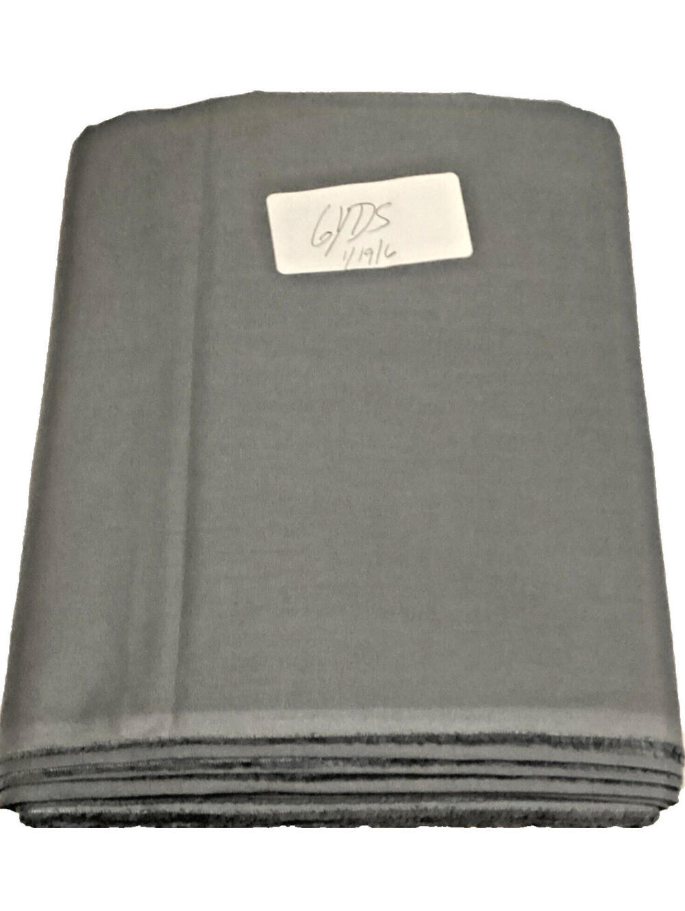 6 Yds Solid Light Gray Fabric MDG USA